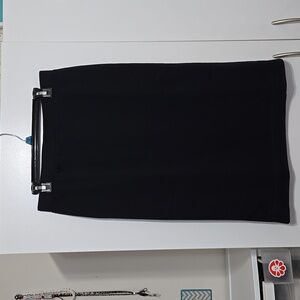 NWT 27 inch Modest Black Knee Length Skirt